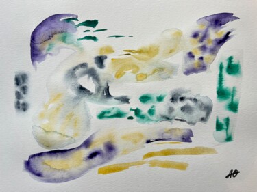 "Лавандовые сумерки" başlıklı Tablo Юлия Антонюк tarafından, Orijinal sanat, Suluboya