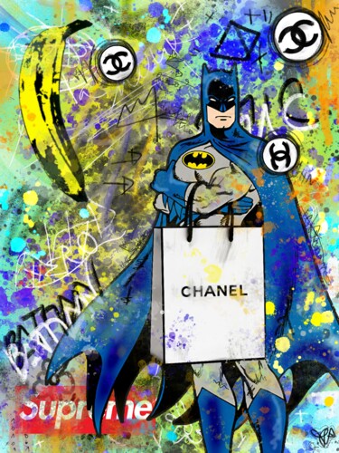 "Batman Pop Art Chan…" başlıklı Dijital Sanat Pvettese tarafından, Orijinal sanat, Dijital Resim