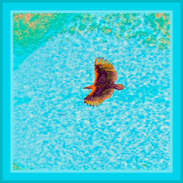 Цифровое искусство под названием "Eagle Hunting" - Phillip Reese, Подлинное произведение искусства, 2D Цифровая Работа