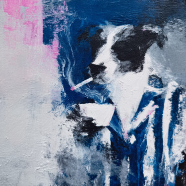 "Abstract Dog Figure…" başlıklı Dijital Sanat Yuche tarafından, Orijinal sanat, Dijital Resim