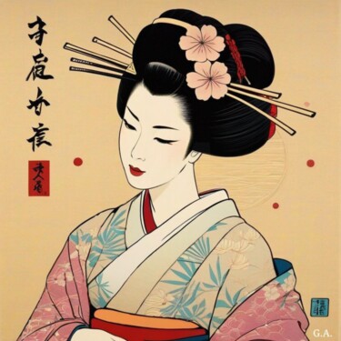 "Grâce Silencieuse |…" başlıklı Dijital Sanat Gaboriau Gérald tarafından, Orijinal sanat, Dijital Resim