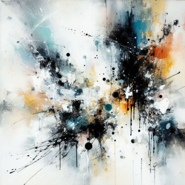 "Explosion der Emoti…" başlıklı Tablo Lee Eggstein tarafından, Orijinal sanat, Akrilik Ahşap Sedye çerçevesi üzerine monte e…