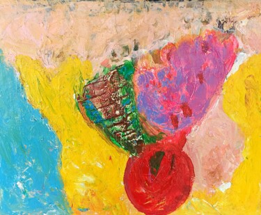 Malerei mit dem Titel "Butterflies" von Orlane Grelet, Original-Kunstwerk, Acryl Auf Keilrahmen aus Holz montiert