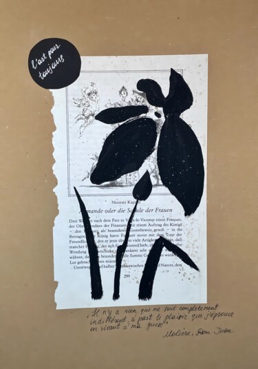 Collages titled "Vintage story with…" by Yulia Nova, Original Artwork, Acrylic