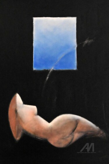 "Odalisque à fenêtre…" başlıklı Tablo Alliet-Delacroix tarafından, Orijinal sanat, Petrol Ahşap Sedye çerçevesi üzerine mont…