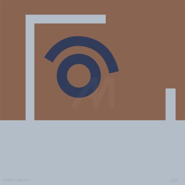 Arte digital titulada "nada visual vi-gita…" por Ojolo, Obra de arte original, Pintura Digital