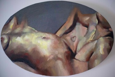 "Love" başlıklı Tablo Kateryna Bortsova tarafından, Orijinal sanat, Petrol Ahşap Sedye çerçevesi üzerine monte edilmiş