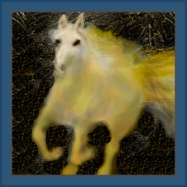Digital Arts titled "Draft of a Horse" by Phillip Reese, Original Artwork, 2D Digital Work