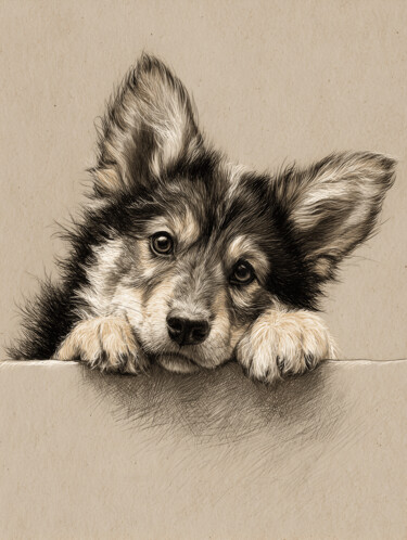 "Adorable Swedish Va…" başlıklı Dijital Sanat Lyubov Popova tarafından, Orijinal sanat, AI tarafından oluşturulan görüntü