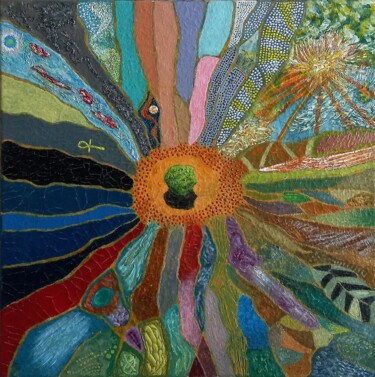 "carte" başlıklı Tablo Michel-Henri Rogala tarafından, Orijinal sanat, Suluboya