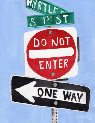 Downtown Mount Vernon Washington Street Signs