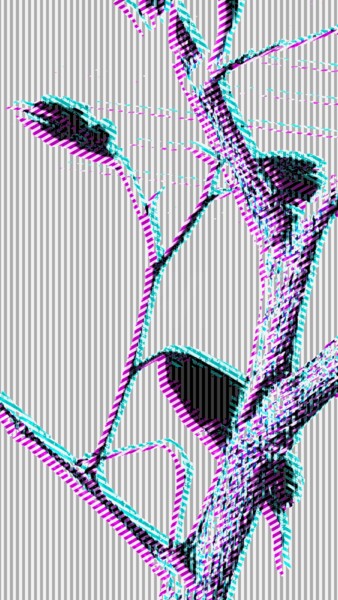 Digital Arts titled "colorful tree" by Robert Ślipek, Original Artwork, Digital Painting