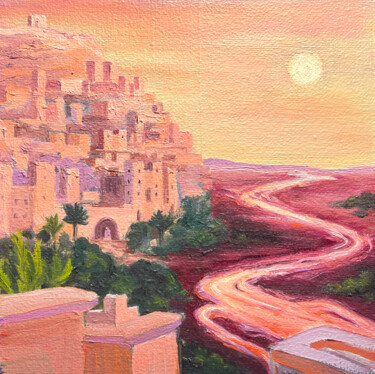 Картина под названием "АЙТ-БЕН-ХАДДУ, МАРО…" - Elizaveta Marenkova (tahunuiarangi), Подлинное произведение искусства, Масло