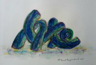 Painting titled "L'H. Rapaillé (Aqua…" by Vincent Champion-Ercoli, Original Artwork, Watercolor
