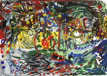 "Magnetic Mountain" başlıklı Tablo Yuriy Samsonov tarafından, Orijinal sanat, Guaş boya