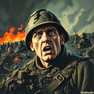 Digitale Kunst mit dem Titel "THE GHOSTS OF THE W…" von Otis Porritt, Original-Kunstwerk, 2D digitale Arbeit