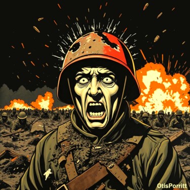 Digitale Kunst mit dem Titel "THE GHOSTS OF THE W…" von Otis Porritt, Original-Kunstwerk, 2D digitale Arbeit