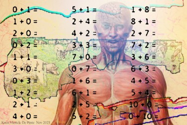 Arts numériques intitulée "thinker penseur" par Koen Vlerick, Œuvre d'art originale, Travail numérique 2D