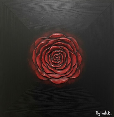 Digitale Kunst mit dem Titel "Hill Street Rose" von Roy Hastick, Original-Kunstwerk, 3D Modellierung
