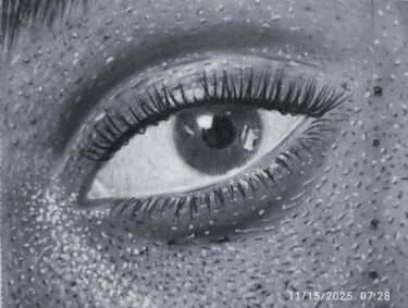 Рисунок под названием "What do you see?" - Toneroartwork Anthony Edem, Подлинное произведение искусства, Древесный уголь