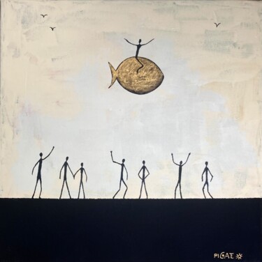 "Le Fanfaron" başlıklı Tablo Picrate tarafından, Orijinal sanat, Akrilik