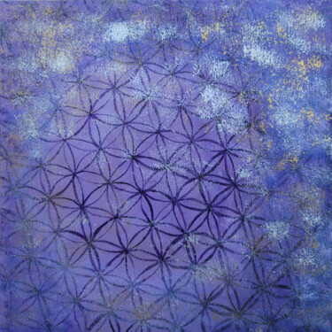 Картина под названием "Sacred Geometry: In…" - Наталья Поповцева, Подлинное произведение искусства, Акрил