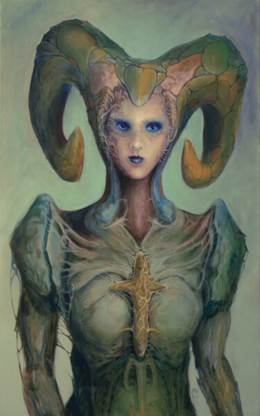 "La Bouffonne" başlıklı Tablo Ed Schaap tarafından, Orijinal sanat, Petrol