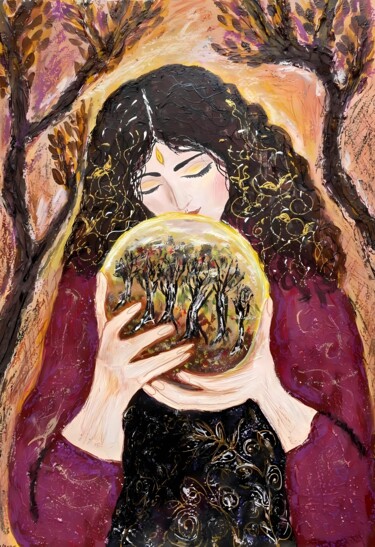 "The Awakening of th…" başlıklı Resim Eli Devart tarafından, Orijinal sanat, Akrilik