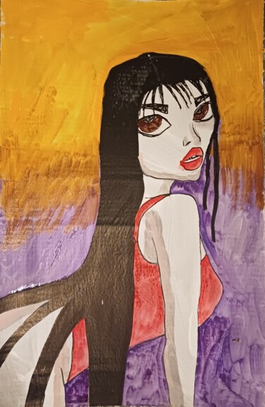 "Ancester" başlıklı Tablo Ashton Knighting tarafından, Orijinal sanat, Guaş boya