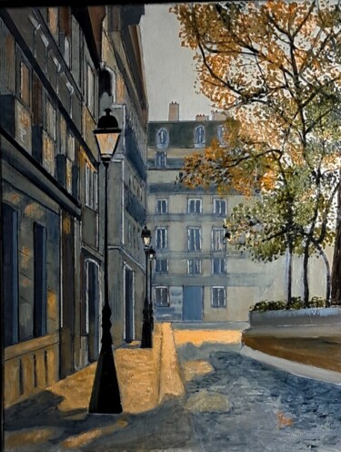 Peinture intitulée "lumiere d'automne" par Jean-Michel Yon, Œuvre d'art originale, Huile