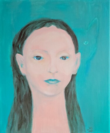 Peinture intitulée "I'll stand by you w…" par Ksenia June, Œuvre d'art originale, Acrylique Monté sur Châssis en bois