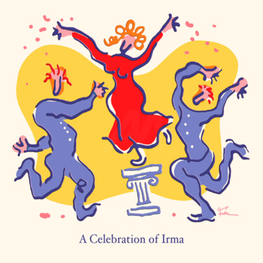 Digitale Kunst mit dem Titel "A Celebration Of Ir…" von Van Evan Fuller, Original-Kunstwerk, Digitale Malerei