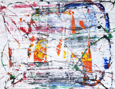 Peinture intitulée "Neuronal Performance" par Jürgen Angeler, Œuvre d'art originale, Acrylique