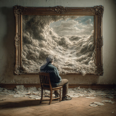 数字艺术 标题为“The Frame of Unfini…” 由Piotr Pietruszewski, 原创艺术品, AI生成的图像