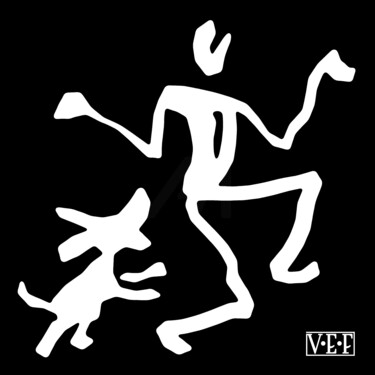 "A Dog and His Boy" başlıklı Dijital Sanat Van Evan Fuller tarafından, Orijinal sanat, Dijital Resim