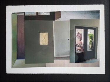 Коллажи под названием "Interieur" - Zikel, Подлинное произведение искусства, Коллажи
