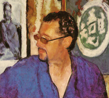 Arts numériques intitulée "A Poet In Japan" par Van Evan Fuller, Œuvre d'art originale, Peinture numérique