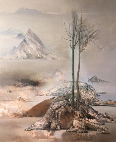 "散游系列之一" başlıklı Tablo 春辉 杜 tarafından, Orijinal sanat, Pigmentler