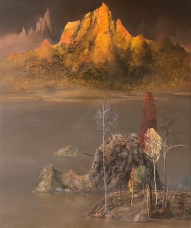 "散游系列之二" başlıklı Tablo 春辉 杜 tarafından, Orijinal sanat, Pigmentler