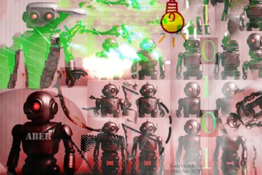 Digital Arts titled "court-circuit error…" by Koen Vlerick, Original Artwork, 2D Digital Work
