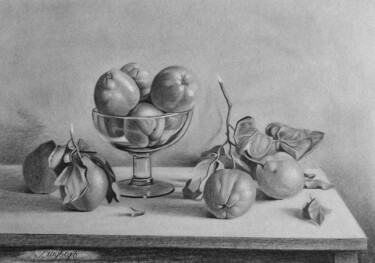 Drawing titled "Ripe moment" by Vladimir Medvedev, Original Artwork, Pencil