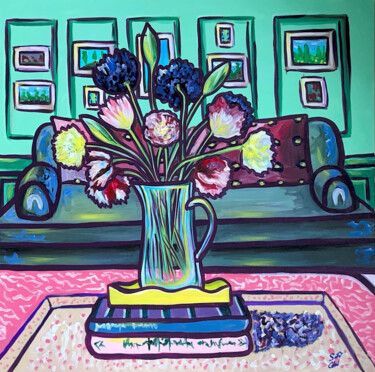 Painting titled "Июнь VI" by Sifi Chi, Original Artwork, Acrylic