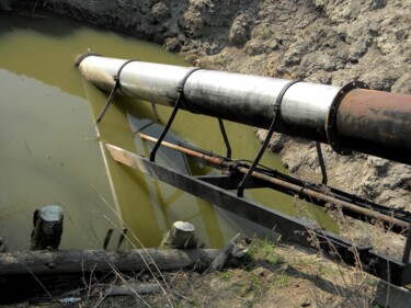 Fotografie mit dem Titel "Liquid assets" von Irvin Grassi, Original-Kunstwerk, Digitale Fotografie Auf Aluminium montiert