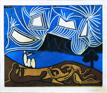 Printmaking titled "S.T." by Pablo Picasso, Original Artwork, Engraving