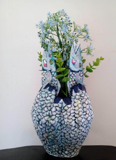 Skulptur mit dem Titel "Elevation" von Antonio Presti, Original-Kunstwerk, Aluminium