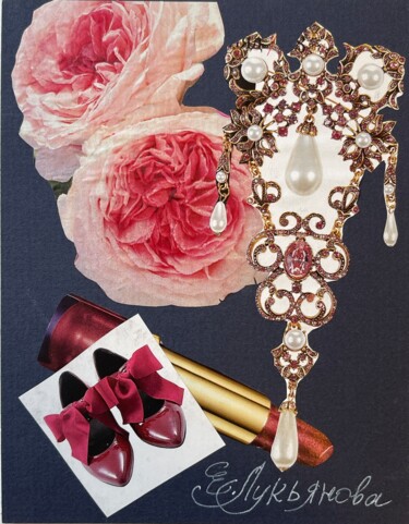 Коллажи под названием "Collage N4 from the…" - Ekaterina Lukyanova (LukyanovaART), Подлинное произведение искусства, Клейкая…