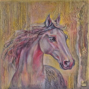 "To meet the sun" başlıklı Tablo Anna Shuvaeva tarafından, Orijinal sanat, Akrilik Ahşap Sedye çerçevesi üzerine monte edilm…