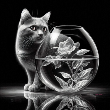 "L'art de la grâce f…" başlıklı Dijital Sanat Francoise Chopin tarafından, Orijinal sanat, AI tarafından oluşturulan görüntü