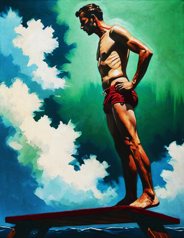 The Dive: A Moment of Strength and Anticipation