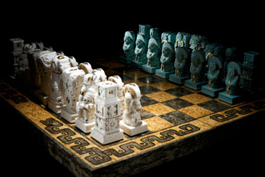 "Author’s Chess Set…" başlıklı Heykel Igor Frolov tarafından, Orijinal sanat, Seramik